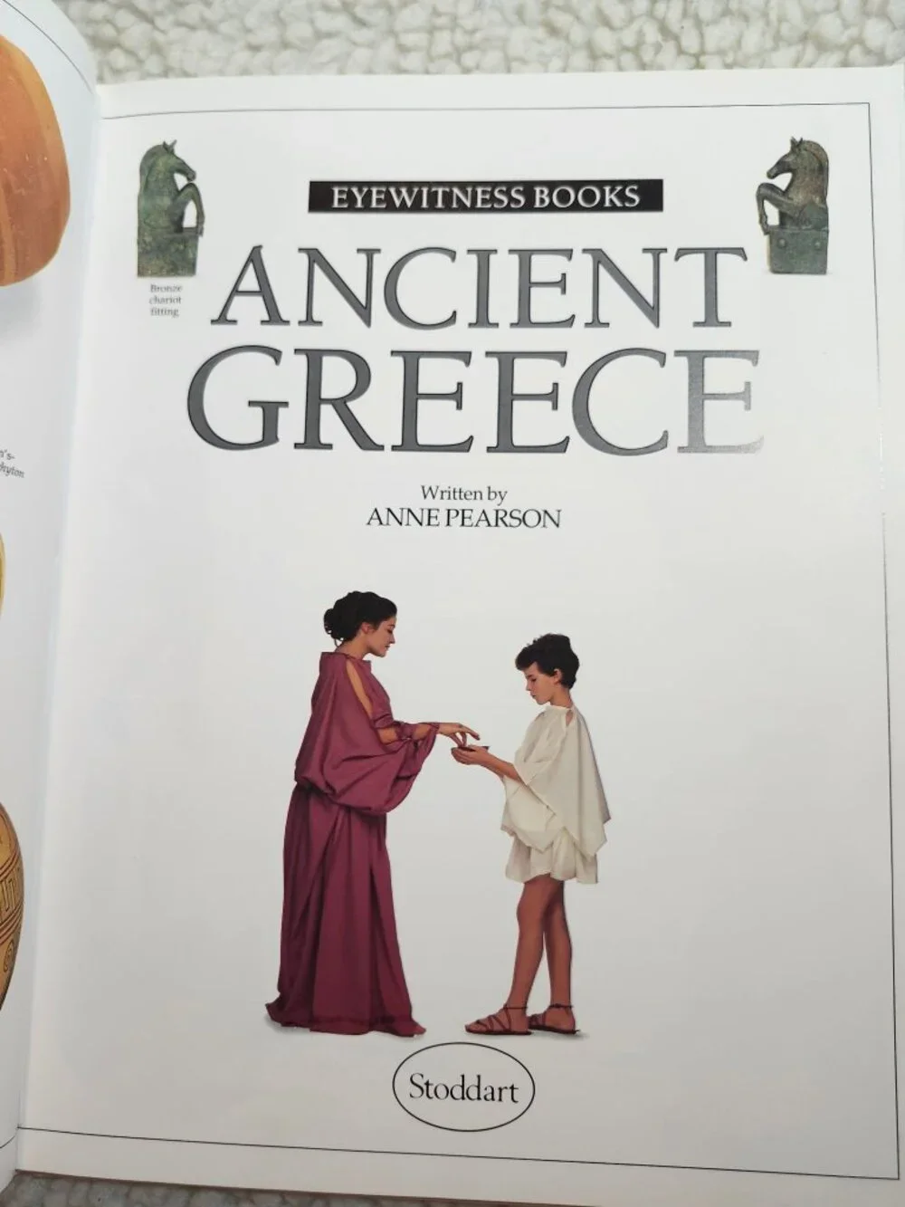 Eyewitness Books Ancient Greece Anne Pearson Stoddart Illustrated Hardcover Guid - Picture 5 of 11